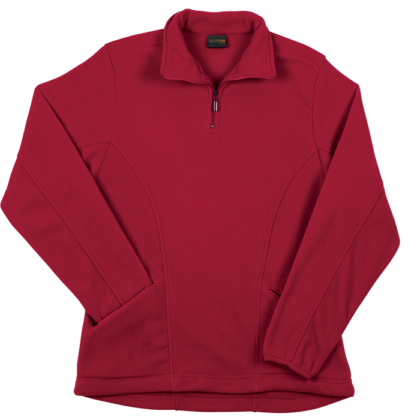 The-Cap-Company-Ladies-Essential-Micro-Fleece-Long-Sleeve-Red