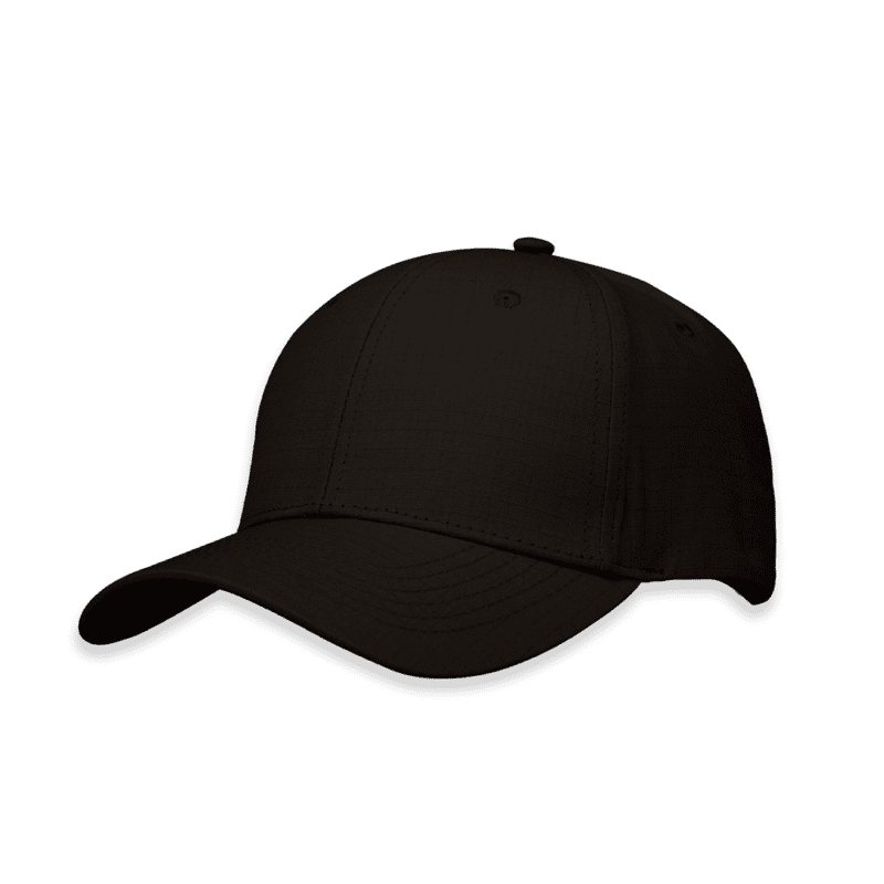 The-Cap-Company-Ripstop-6-Panel-Black