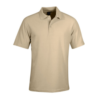 The-Cap-Company-Classic-Pique-Knit-Polo-Shirt-Short-Sleeve-Beige