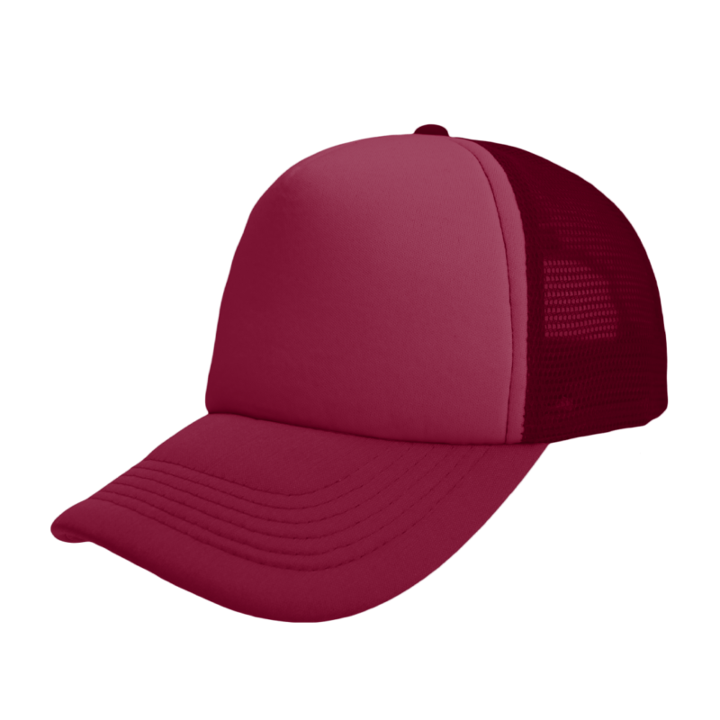 The-Cap-Company-Foam-Polysnap-Curved-Peak-Burgundy-Burgundy