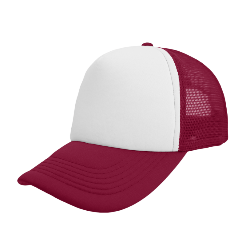 The-Cap-Company-Foam-Polysnap-Curved-Peak-Burgundy-White