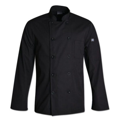 The-Cap-Company-Gordon-Chef-Jacket-Long-Sleeve-Black