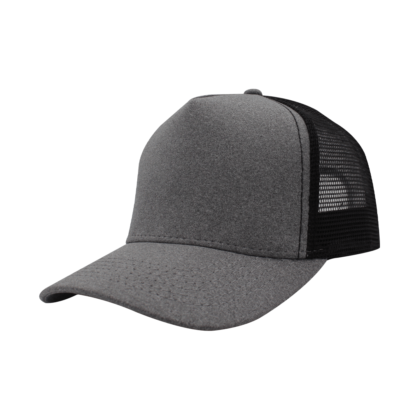 The-Cap-Company-Jersey-Trucker-Charcoal-Mélange-Black