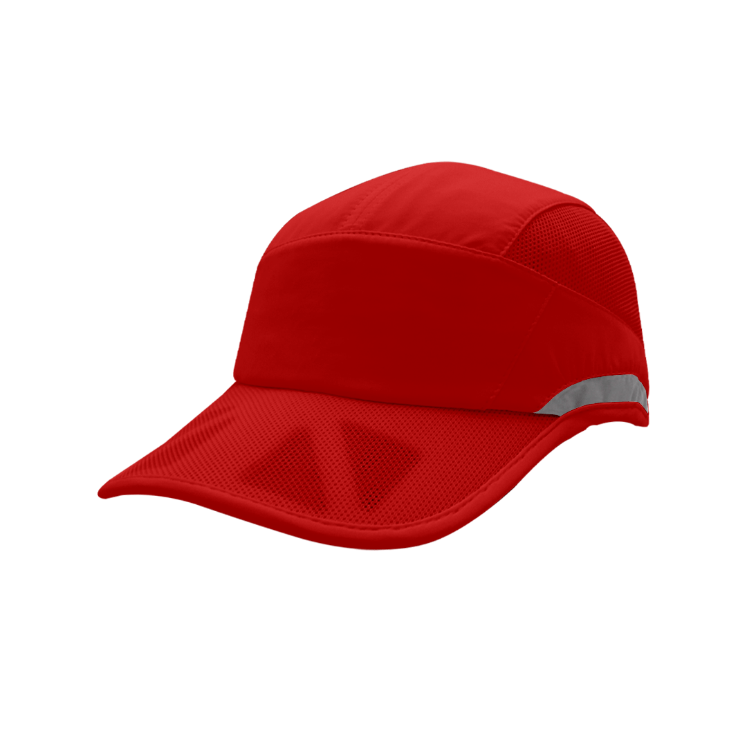 The-Cap-Company-Marathon-Reflective-Cap-Red