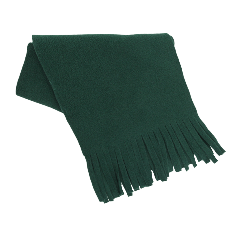 The-Cap-Company-Polar-Fleece-Tassel-Scarf-Green