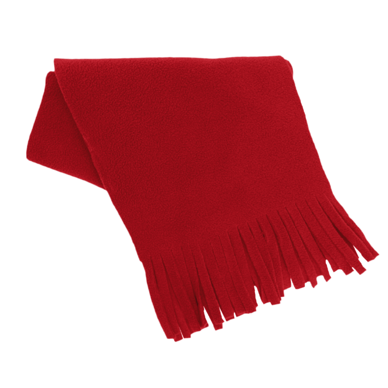 The-Cap-Company-Polar-Fleece-Tassel-Scarf-Red