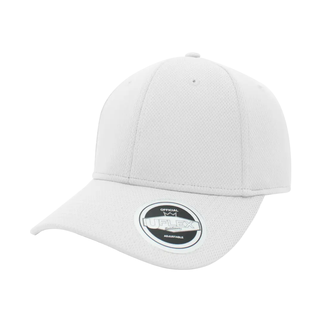 The-Cap-Company-Uflex-Poly-Recycled-Birdseye-White