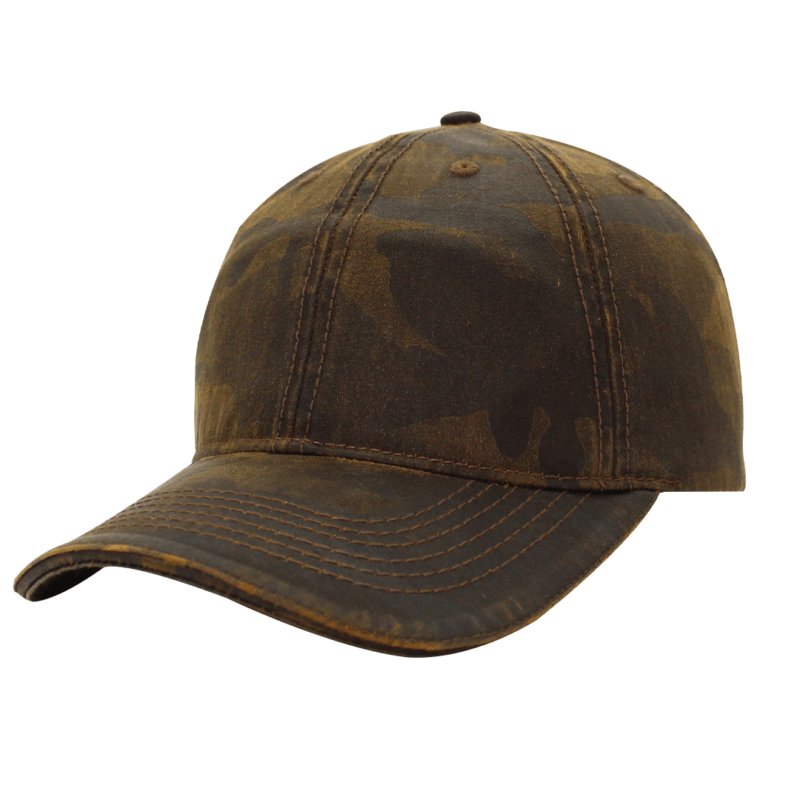 The-Cap-Company-Washed-Oil-Skin-6-Panel-Camo-Brown