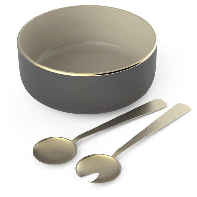 Andy Cartwright Afrique Dusk Salad Bowl & Servers Set - Image 3