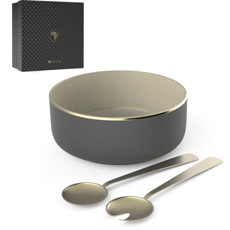 Andy Cartwright Afrique Dusk Salad Bowl & Servers Set - Image 13