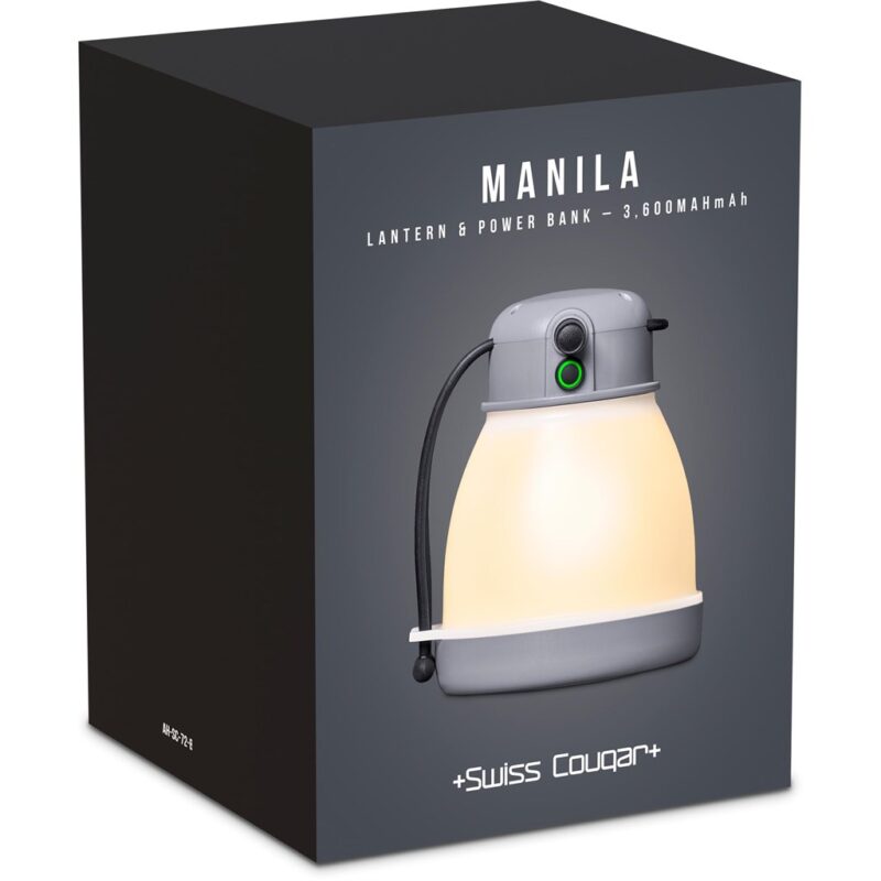 Swiss Cougar Manila Lantern & Power Bank - 3,600mAh - Image 12