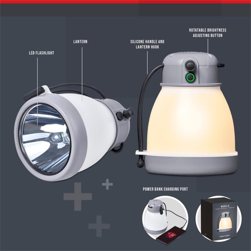Swiss Cougar Manila Lantern & Power Bank - 3,600mAh - Image 13