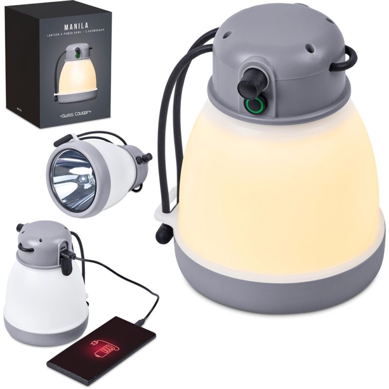 Swiss Cougar Manila Lantern & Power Bank - 3,600mAh - Image 16