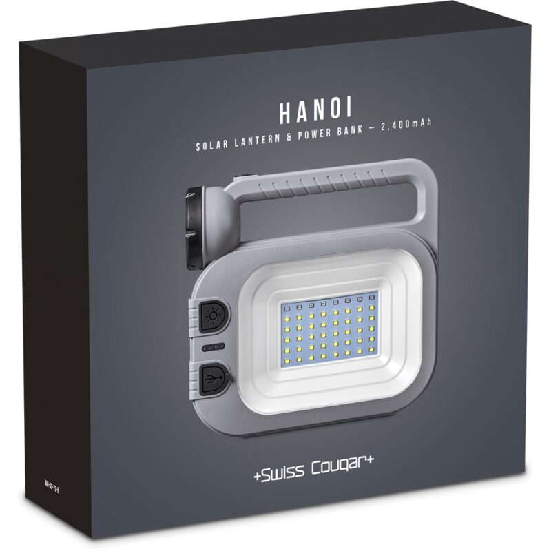 Swiss Cougar Hanoi Solar Lantern & Power Bank - 2.400mAh - Image 15