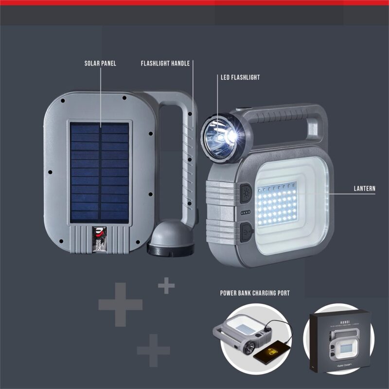 Swiss Cougar Hanoi Solar Lantern & Power Bank - 2.400mAh - Image 16