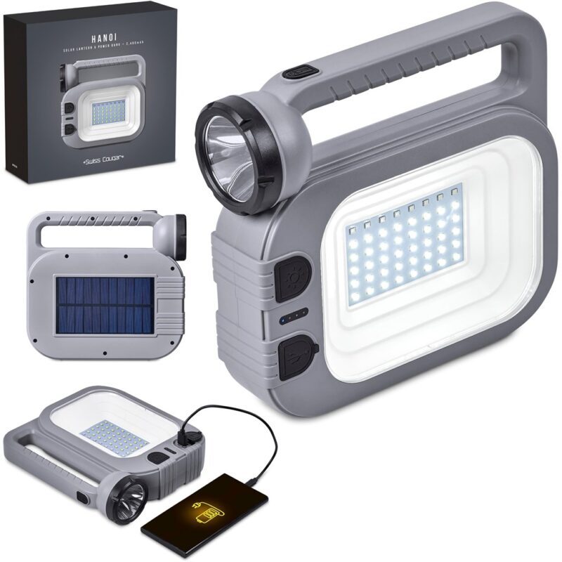 Swiss Cougar Hanoi Solar Lantern & Power Bank - 2.400mAh - Image 19