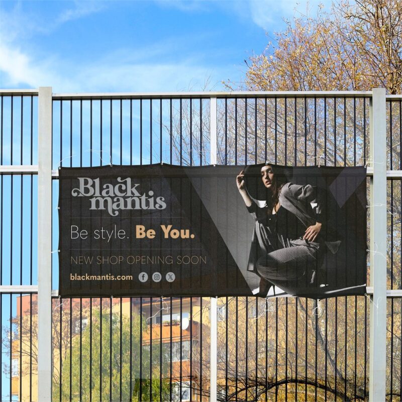 Sublimated Airtex Fabric Fence Banner 3 m x 1.2m - Image 3