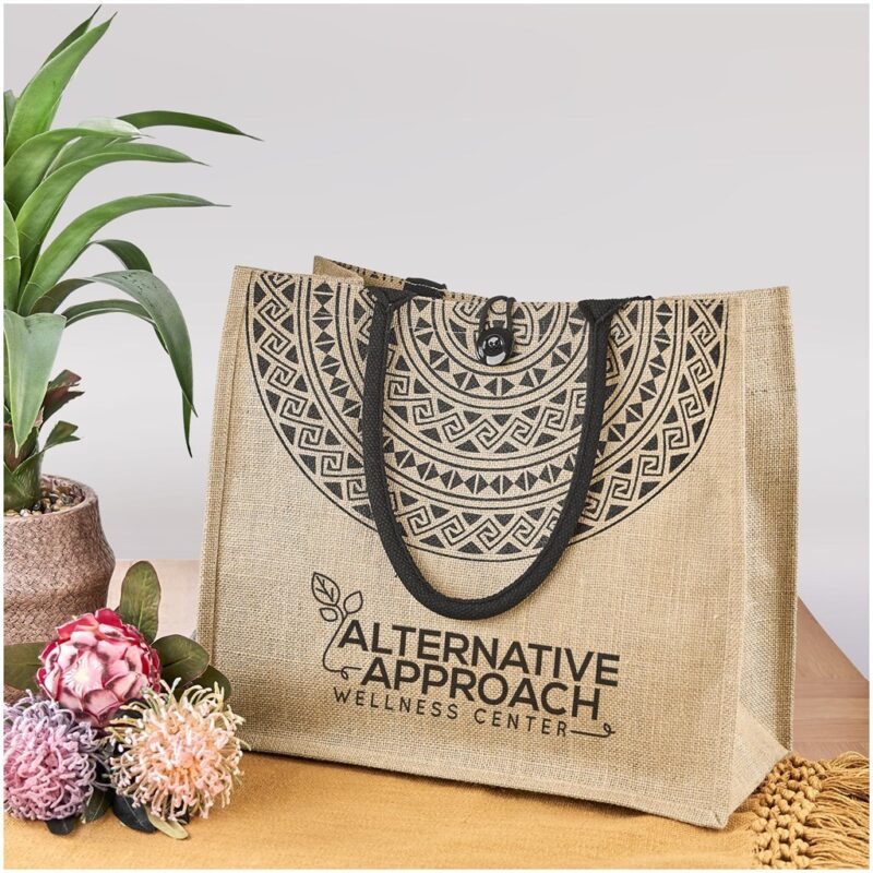 Okiyo Kashira Jute Tote - Image 3