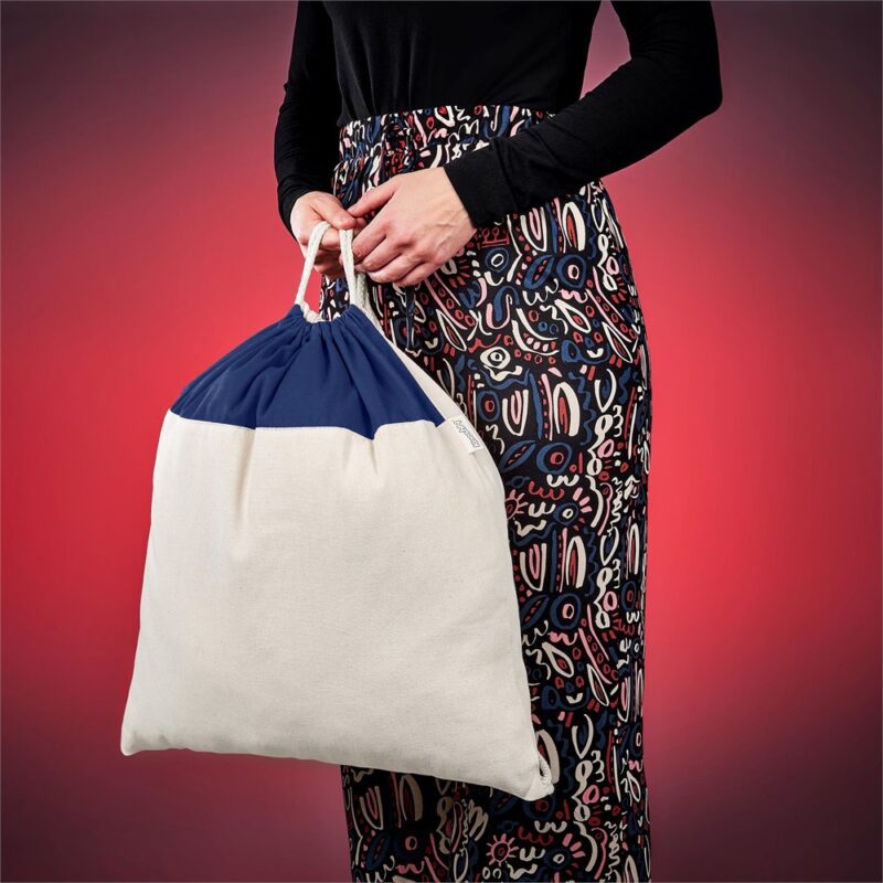 Kooshty Dominica Jumbo Cotton Drawstring Bag - Image 3