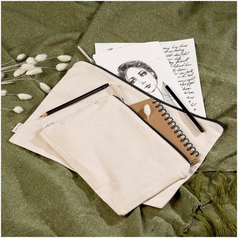 Okiyo Midori Cotton A5 Document Pouch - Image 4