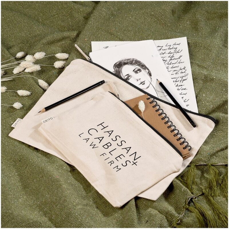 Okiyo Midori Cotton A5 Document Pouch - Image 3