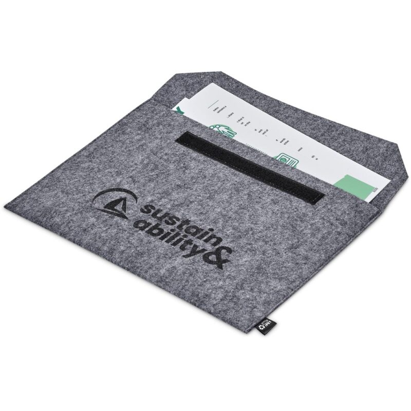 Okiyo Shorui Recycled PET Felt Document Bag - Image 4