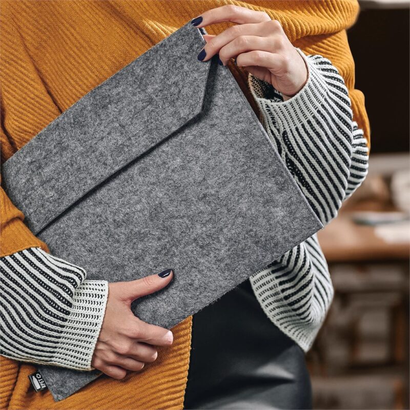 Okiyo Shorui Recycled PET Felt Document Bag - Image 7