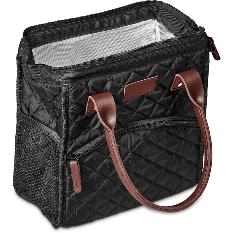 Kate Quilted 12-Can Lunch Cooler - Image 7