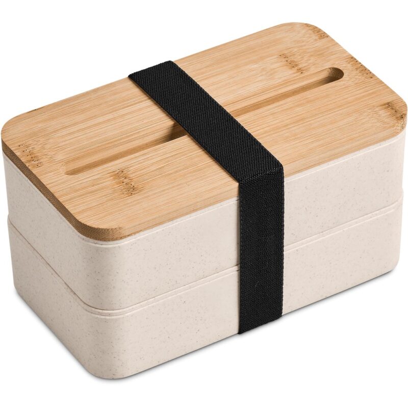 Okiyo Dura Wheat Straw & Bamboo Lunch Box Set - Image 5