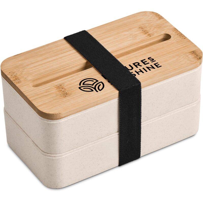 Okiyo Dura Wheat Straw & Bamboo Lunch Box Set - Image 6