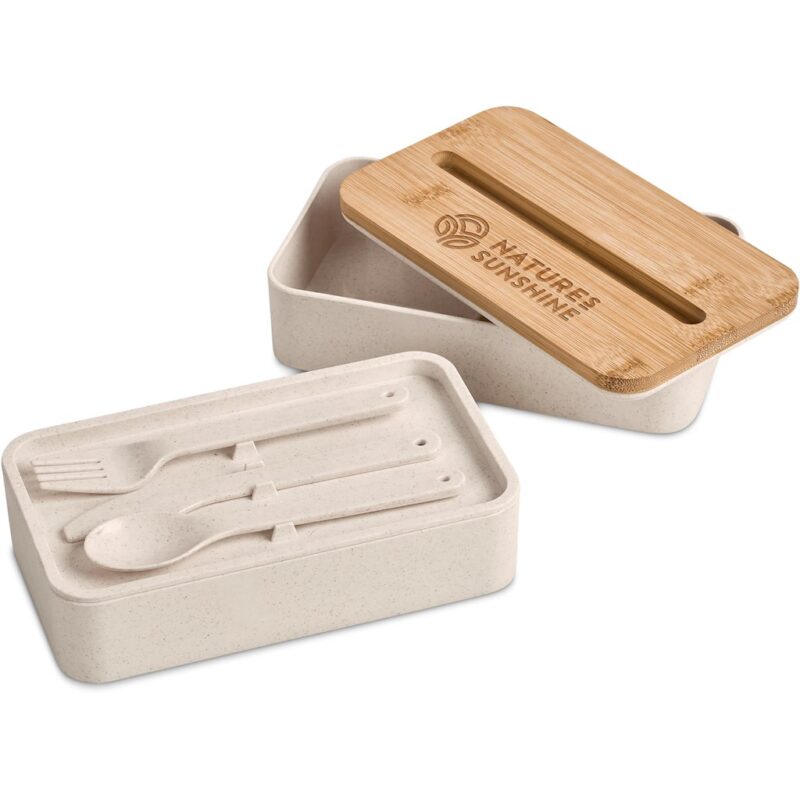 Okiyo Dura Wheat Straw & Bamboo Lunch Box Set - Image 10