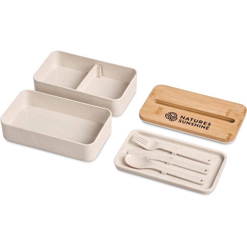 Okiyo Dura Wheat Straw & Bamboo Lunch Box Set - Image 15