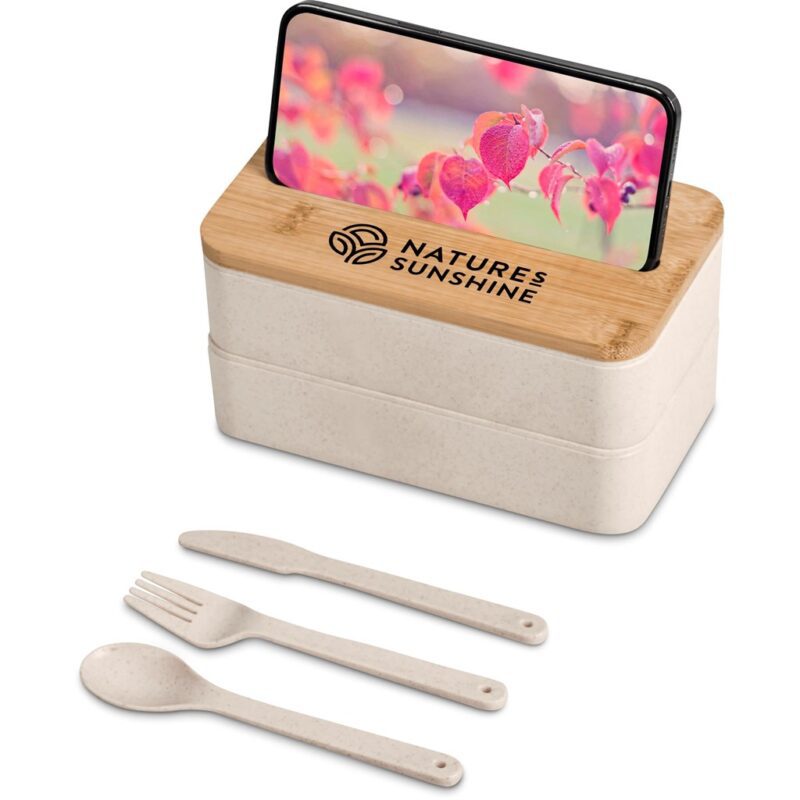 Okiyo Dura Wheat Straw & Bamboo Lunch Box Set - Image 18