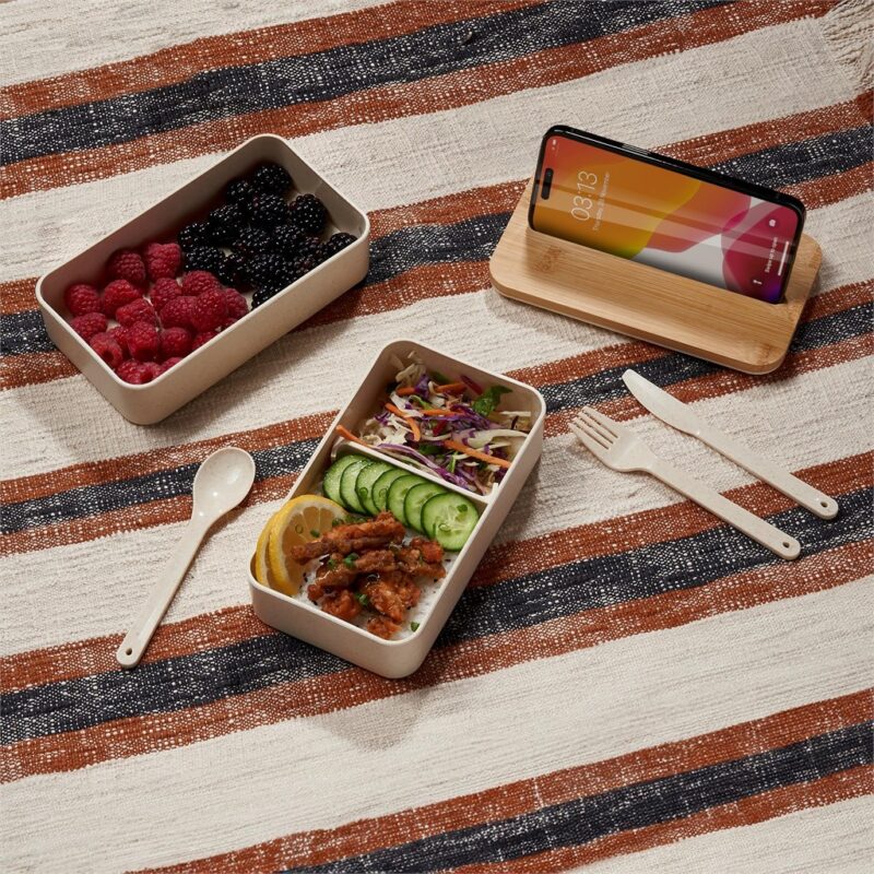 Okiyo Dura Wheat Straw & Bamboo Lunch Box Set - Image 22