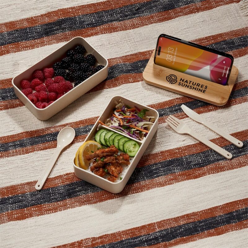 Okiyo Dura Wheat Straw & Bamboo Lunch Box Set - Image 23