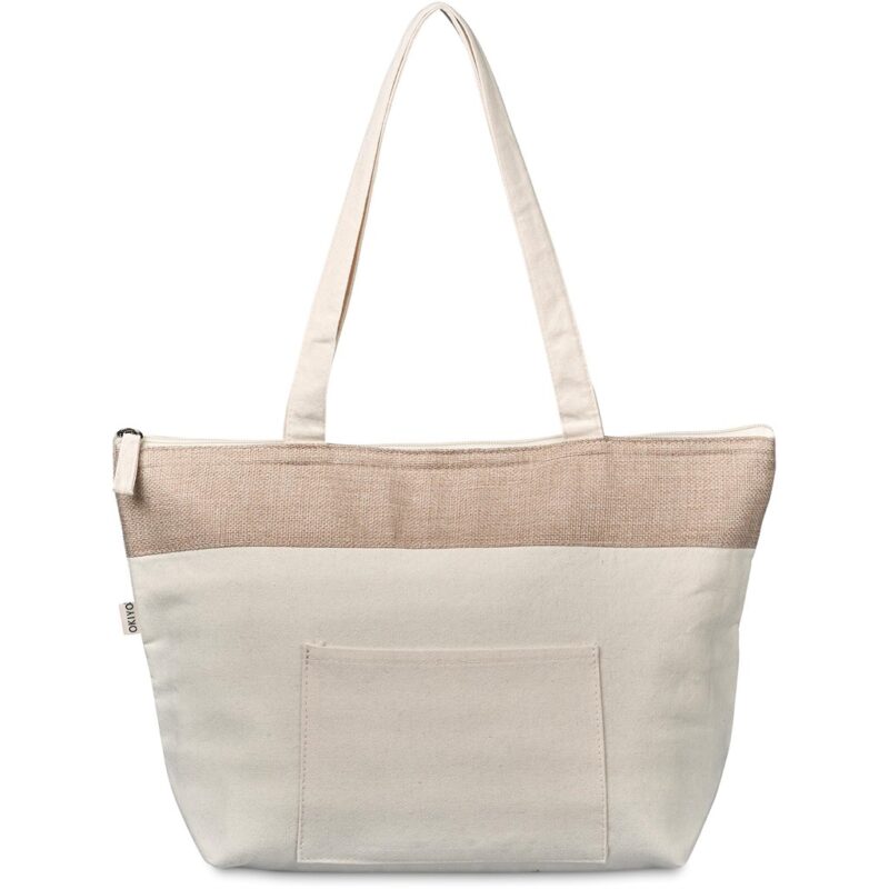 Okiyo Arshi Cotton & Jute 12 Can Lunch Cooler - Image 3