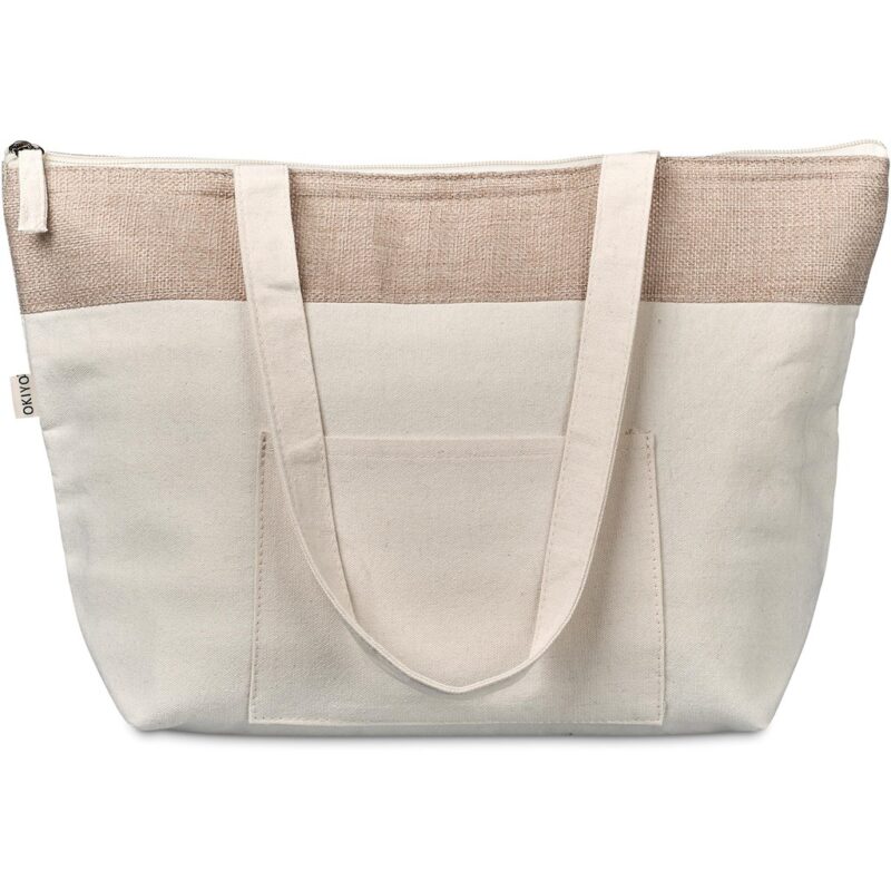 Okiyo Arshi Cotton & Jute 12 Can Lunch Cooler - Image 7