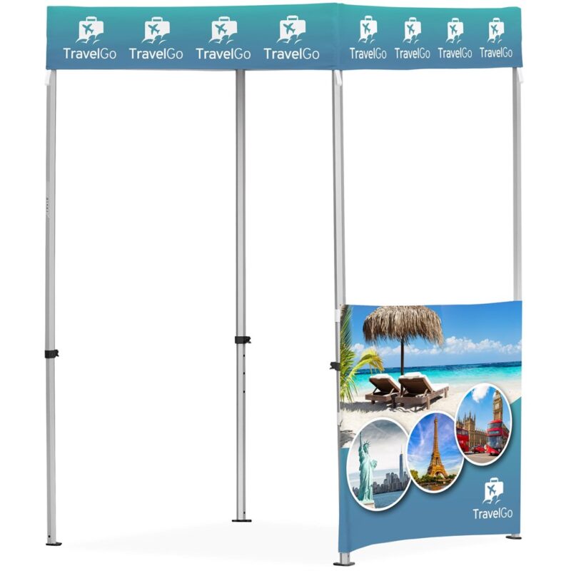 Ovation Sublimated Gazebo 1.5m X 1.5m - 1 Half-Wall Skin - Image 3
