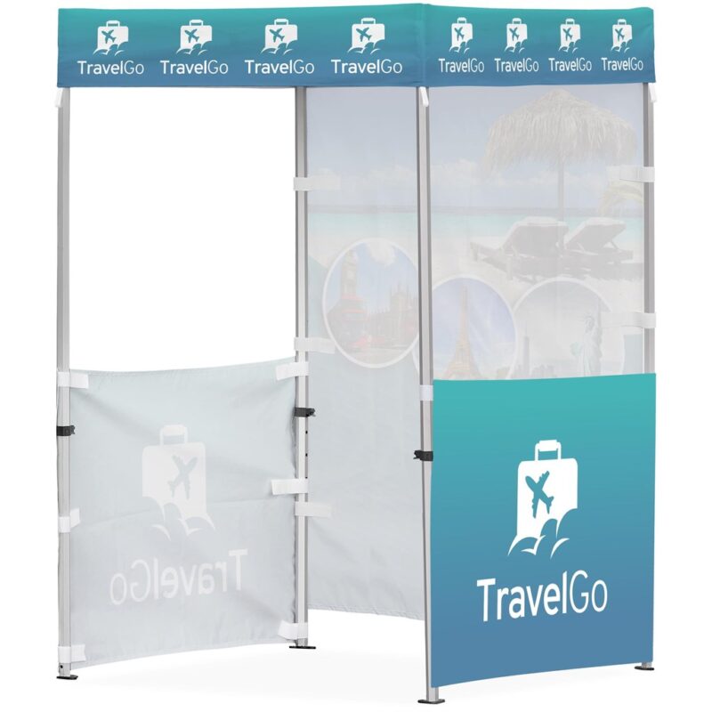 Ovation Sublimated Gazebo 1.5m X 1.5m - 2 Half-Wall Skins - 1 Full-Wall Skin - Image 2