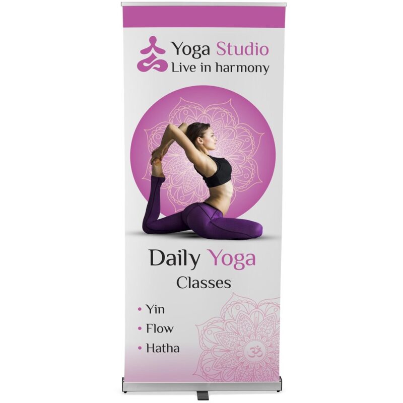 Champion Fabric Pull Up Banner - Image 2