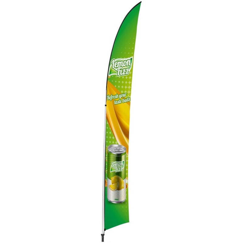 Legend 4m Arcfin Flying Banner (Set of 2) - Image 2