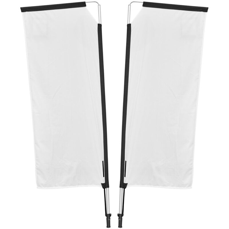 Legend 2M Sublimated Telescopic Double-Sided Flying Banner - 1 complete unit - Image 12