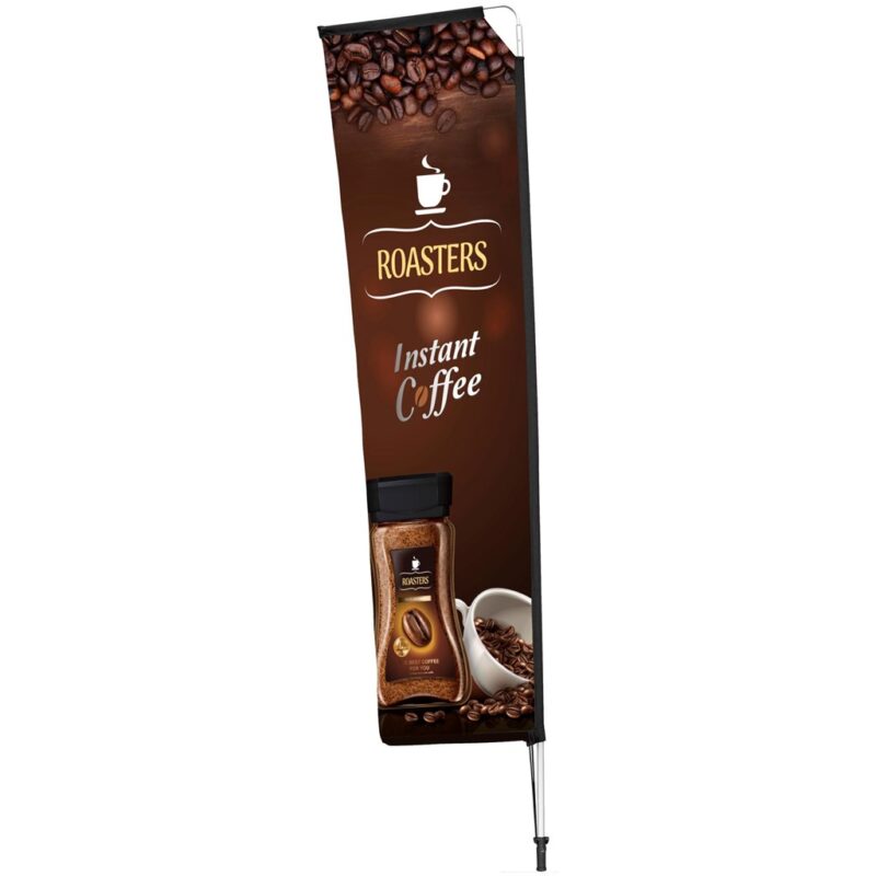 Legend 3M Sublimated Telescopic Double-Sided Flying Banner - 1 complete unit - Image 4