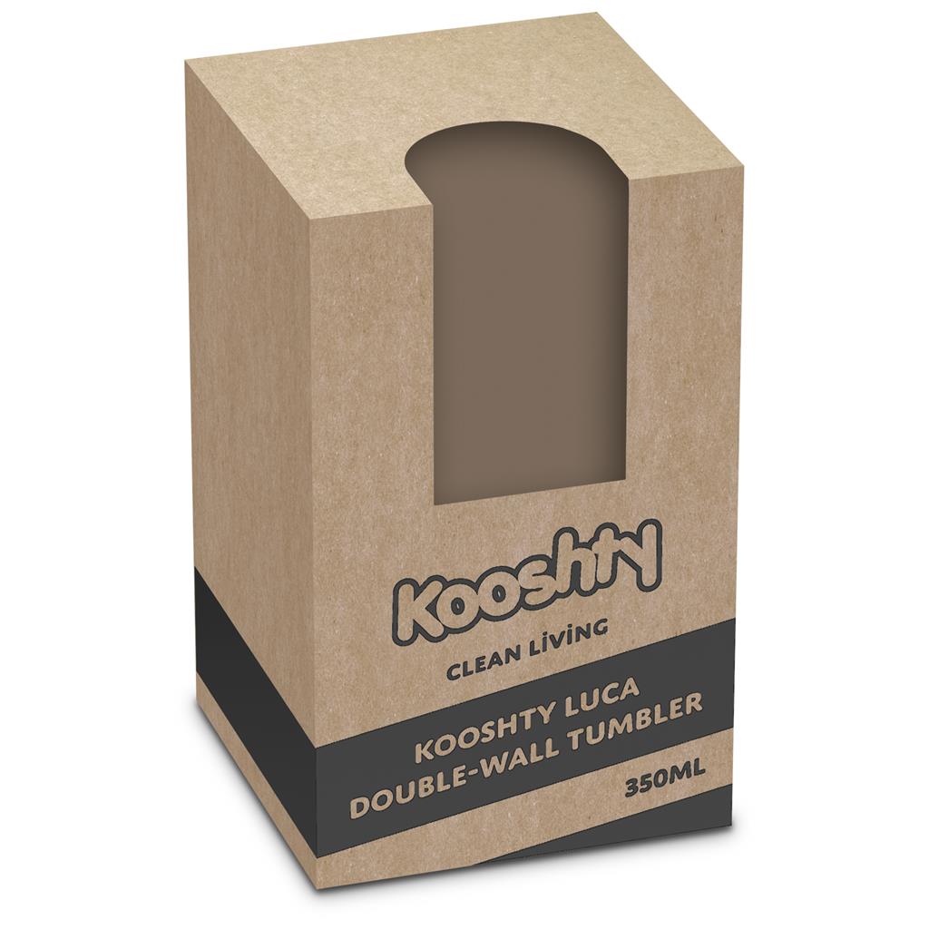 Kooshty Luca Stainless Steel & Plastic Double-Wall Tumbler – 350ml - Image 2