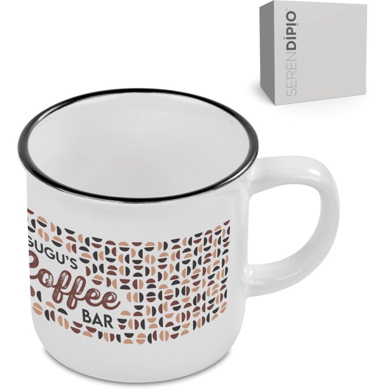 Serendipio York Ceramic Sublimation Coffee Mug - 280ml - Image 2