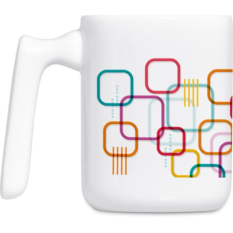 Serendipio Jenkins Sublimation Ceramic Coffee Mug - 480ml - Image 6