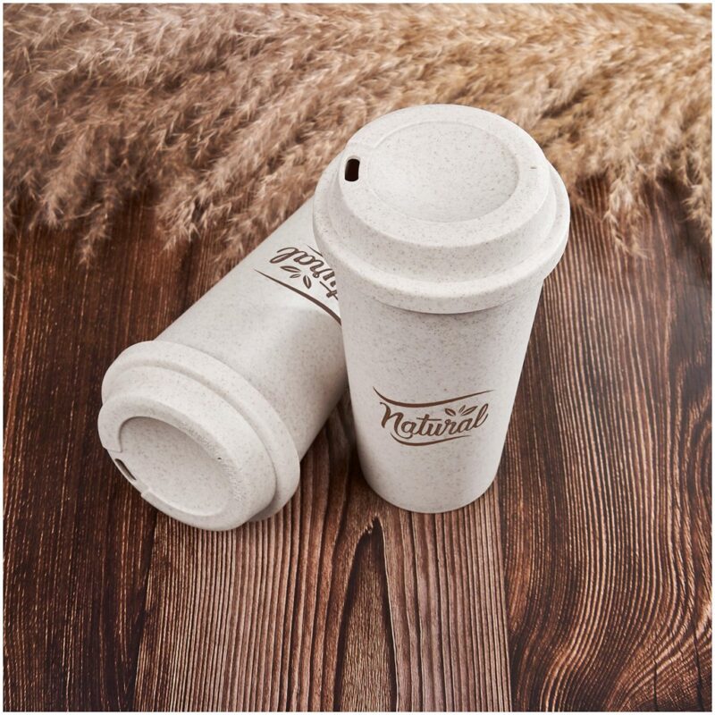 Okiyo Katagi Wheat Straw Double-Wall Tumbler – 450ml - Image 9