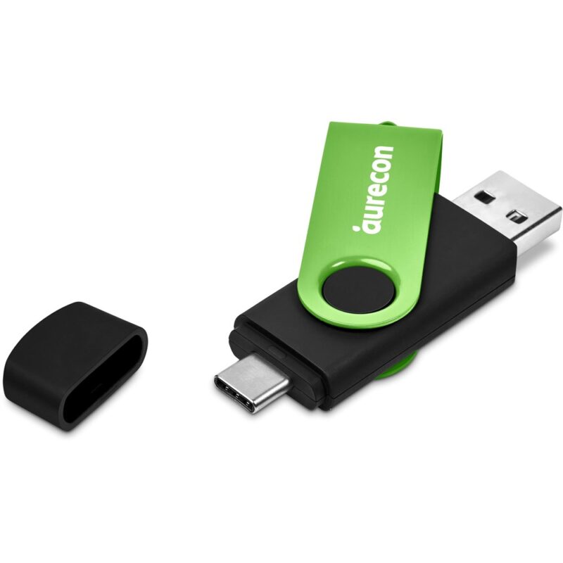 Shuffle Gyro Black Flash Drive – 8GB - Image 10