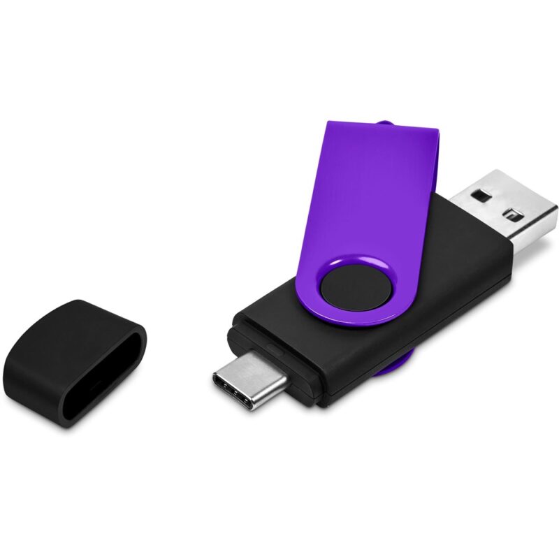 Shuffle Gyro Black Flash Drive – 8GB - Image 17