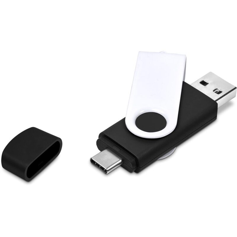 Shuffle Gyro Black Flash Drive – 8GB - Image 23